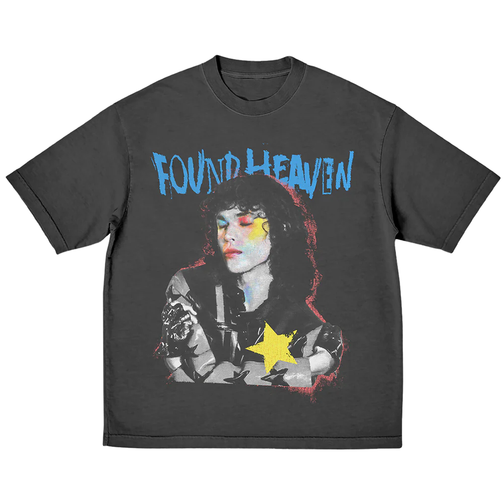 Washed Black Found Heaven On Tour 2024 Dateback Tee
